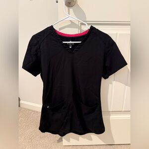 Black Scrub Top Medcouture